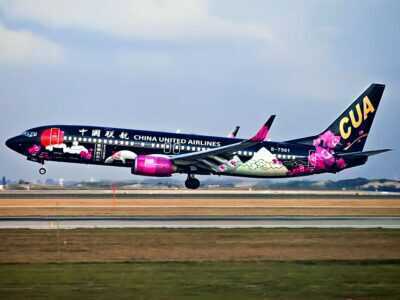 中联航737降落北京大兴机场